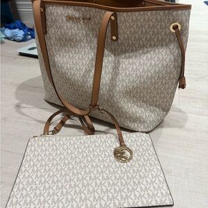 Michael Kors bag with matching wallet